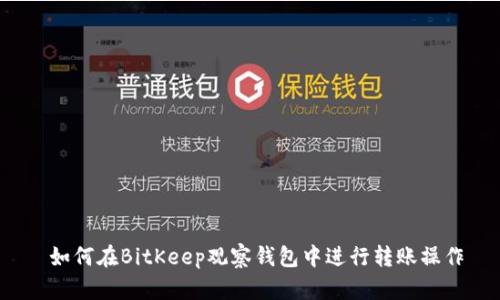  如何在BitKeep观察钱包中进行转账操作