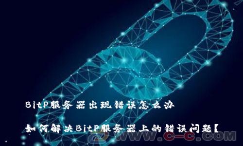 BitP服务器出现错误怎么办

如何解决BitP服务器上的错误问题？