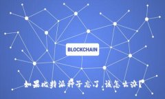 如果比特派种子忘了，该怎么办？