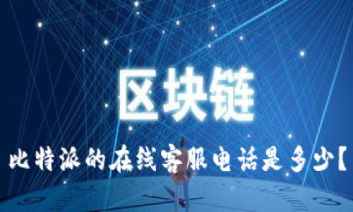 比特派的在线客服电话是多少？