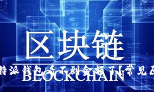 为什么我的比特派钱包看不到金额了？常见原因及解决方案