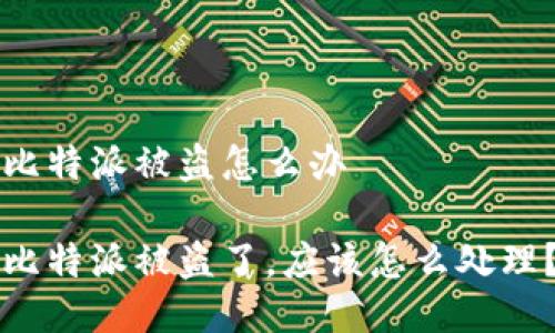 比特派被盗怎么办

比特派被盗了，应该怎么处理？