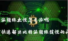 比特派转账太慢怎么办啊如何快速解决比特派转