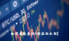 如何有效查询B特派的私钥？