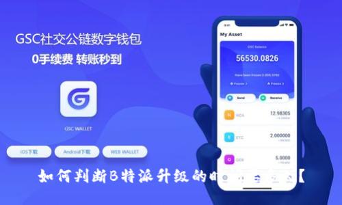 如何判断B特派升级的时间要多久？