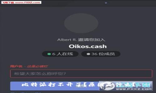 比特派打不开了？原因是什么？
