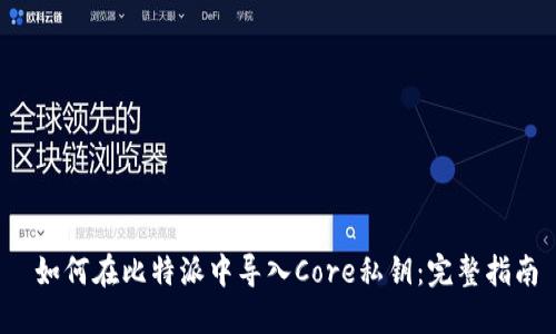  如何在比特派中导入Core私钥：完整指南