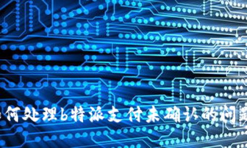 如何处理b特派支付未确认的问题？