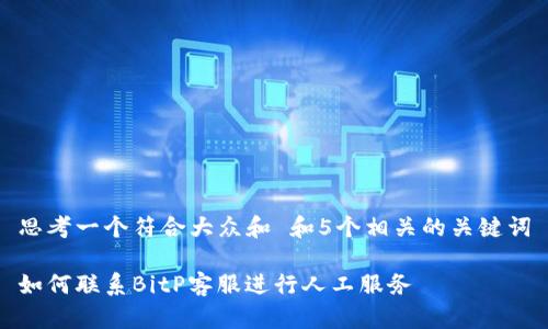 思考一个符合大众和 和5个相关的关键词

如何联系BitP客服进行人工服务